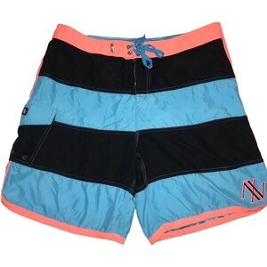 Atwater Board Shorts Swim Shorts Color Block Mens 38